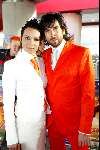 Amsterdam 19 april 2004
Premiere in Oranje in de Amsterdam Arena.
Mari v d Ven en Diana Beekman