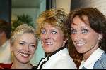 Amsterdam 21 april 2004
Presentatie nieuwe Joop v d Ende Theater in Amsterdam.
Doris Baten Simone Kleinsma en Ellen Evers