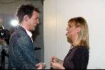 Hilversum 3 april 2004
Finale Idols in studio 22.
Eric Idols met Jerney Kaagman