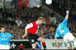 Rotterdam 21 maart 2002
Feyenoord-PSV 1-1 kwartfinale uefa cup
Pierre v Hooijdonk en Ernest Faber
Tomasson