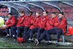 Eindhoven, kompetitie seizoen 2000/2001
PSV-RBC , eindstand
doelpunten: 3x Kezman, Arnold Bruggink,e.d. Cas
Reservebank PSV met v.l.n.r.: Patrick lodewijks, Theo Lucius,  Aric Addo, Bjorn v d Doelen, Jurgen Dirkx, Wilfred Bouma en Ernest Faber