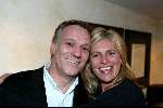 Blaricum 15 april 2004
Rene Froger geeft concert in zijn eigen huis.
Frank Wisse met de vrouw van  een vriend van hem