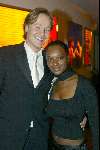 Scheveningen 4 april 2004
Premiere Lion King in Kurhaus.
Gijs Staverman met vriendin Pearl