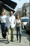 Amsterdam 15 april 2004
Herman Heinsbroek met vrouw Judith op PC Hooftstraat