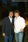 Blaricum 15 april 2004
Rene Froger geeft concert in zijn eigen huis.
Rene Froger met   Johan westermeijer