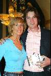 Amsterdam 19 april 2004
Presentatie cd voor Unicef in Hotel Americain.
Joke Bruys met Roeland Jacobs