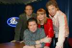 Amsterdam 3 december 2003
Persconferentie Idols  Edwin Jansen, Jerney Kaagman, Henkjan Smits en van Thijn