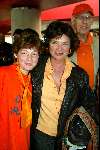 Amsterdam 19 april 2004
Premiere in Oranje in de Amsterdam Arena.
Linda v Dijck met zoon
