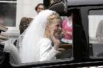 Delft 24 april 2004
Trouwen Prins Friso en Mabel Wisse Smit in stadhuis Delft.
in Rolls Royce