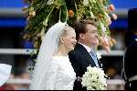 Delft 24 april 2004
Trouwen Prins Friso en Mabel Wisse Smit in stadhuis Delft.