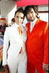 Amsterdam 19 april 2004
Premiere in Oranje in de Amsterdam Arena.
Mari v d Ven en Diana Beekman