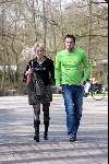Amsterdam 1 april 2004
Marianne Timmer met haar vriend Henk Timmer