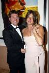 Scheveningen 4 april 2004
Premiere Lion King in Kurhaus.
Martijn Krabbe met zijn zwangere vriendin Amanda