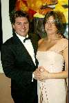 Scheveningen 4 april 2004
Premiere Lion King in Kurhaus.
Martijn Krabbe met zijn zwangere vriendin Amanda