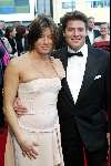 Scheveningen 4 april 2004
Premiere Lion King in Kurhaus.
Martijn Krabbe met zwangere vriendin Amanda