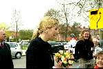 Amsterdam 21 april 2004
Prinses Maxima op bezoek bij huiskamer project in Amsterdam