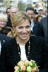 Amsterdam 21 april 2004
Prinses Maxima op bezoek bij huiskamer project in Amsterdam