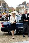 Delft 24 april 2004
Trouwen Prins Friso en Mabel Wisse Smit in stadhuis Delft.
 Maxima  en Prins Willem Alexander