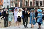 Delft 24 april 2004
Trouwen Prins Friso en Mabel Wisse Smit in stadhuis Delft.
Prinses Laurentien en Prins Constantijn zus Mabel Wisse Smit, Maxima Prins Willem Alexander  en Koningin Beatrix