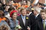 Groningen 30 april 2004
Koninginnedag 2004 in Warffum (Groningen)
Maxima met Prins Willem Alexander