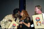 Amsterdam 10 april 2004
Presentatie Boek Johnny Hoes in Heineken Music hal.
Def Rhymz Patty Brard en Dario.