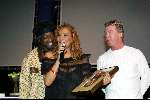 Amsterdam 10 april 2004
Presentatie Boek Johnny Hoes in Heineken Music hal.
Def Rhymz Patty Brard en Dario.