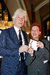 Amsterdam 19 april 2004
Presentatie cd voor Unicef in Hotel Americain.
Paul v Vliet met Loes Luca