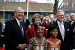 Scheveningen 29 april 2004
65e verjaardag van Pieter v Vollenhoven in het circustheater.
Pieter v Vollenhoven met Prinses Margriet en hr Rost Onnes