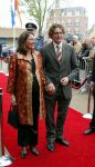 Scheveningen 29 april 2004
65e verjaardag van Pieter v Vollenhoven in het circustheater.
Prins Bernhard jr met zijn zwangere vrouw  Prinses Annette