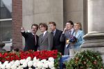 Groningen 30 april 2004
Koninginnedag 2004 in Warffum (Groningen)
Prins Bernhard jr Prins Floris Prins Pieter Christiaan Prins Constantijn en Prinses Laurentien