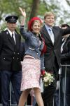 Groningen 30 april 2004
Koninginnedag 2004 in Warffum (Groningen)
Prinses Maxima   met Prins Willem Alexander