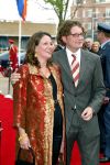 Scheveningen 29 april 2004
65e verjaardag van Pieter v Vollenhoven in het circustheater.
Prins Bernhard jr met zijn zwangere vrouw  Prinses Annette