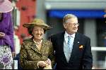 Delft 24 april 2004
Trouwen Prins Friso en Mabel Wisse Smit in stadhuis Delft.
Prinses Margriet en Pieter v Vollenhoven