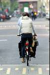 Amsterdam 16 april 2004
Prinses Marilene met Anna en Lucas in bakfiets