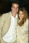 Blaricum 15 april 2004
Rene Froger geeft concert in zijn eigen huis.
  Rafael v d Vaart met Silvie Meis