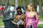 Amsterdam 16 april 2004
Regilio Tuur met nieuwe vriendin (Anne Sophie) in Vondelpark