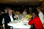 Scheveningen 27 april 2004
Lunch in het holland casino in scheveningen .
Flip Kerkhoven met Regilio Tuur