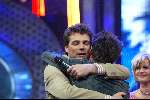 Hilversum 3 april 2004
Finale Idols in studio 22.
Eric Idols met Reinout Oerlemans