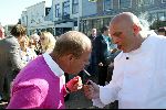 Ouderkerk aan de Ijssel 24 april 2004
Opening Klein Paardenburg in Ouderkerk aan de Amstel.
Rene Bloem met chefkok