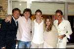 Blaricum 15 april 2004
Rene Froger geeft concert in zijn eigen huis.
Rene Froger met Rafael v d Vaart Silvie Meis en Johan westermeijer met vrouw