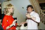 Blaricum 15 april 2004
Rene Froger geeft concert in zijn eigen huis.
Rene Froger met zijn vrouw Natasja Froger