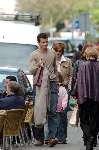 Amsterdam 22 april 2004
Richard Krajicek met Emma en Daphne Deckers op de pc hooftstraat. Deze dag zijn ze 10 jaar bij elkaar