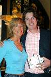Amsterdam 19 april 2004
Presentatie cd voor Unicef in Hotel Americain.
Joke Bruys met Roeland Jacobs