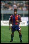 Romario spelend voor FC Barcelona