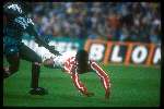 Romario spelend voor PSV tegen ullrich v gobbel