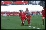 Ronald Koeman tijdens het wereldkampioenschap voetbal 1994 USA