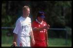 Ronald Koeman spelend voor het nederlands elftalen tijdens het wereldkampioenschap voetbal USA 1994
Dick Advocaat