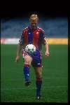 Ronald Koeman spelend bij FC Barcelona