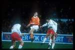Ronald de Boer spelend voor het Nederlands Elftal