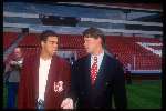 Ronaldo met Frank Arnesen
zijn eerste dag bij PSV